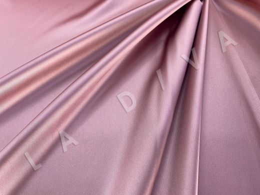 Атлас Армани однотонный розового цвета 2109800008037