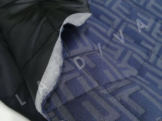 Курточная двустороння ткань Fendi с жаккардовыми лого рис-2