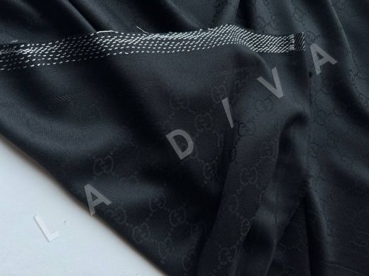 Gucci оригинальный шарф в черном цвете рис-6