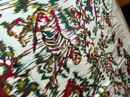 Шёлковый платок Dior, твиловое плетение рис-3