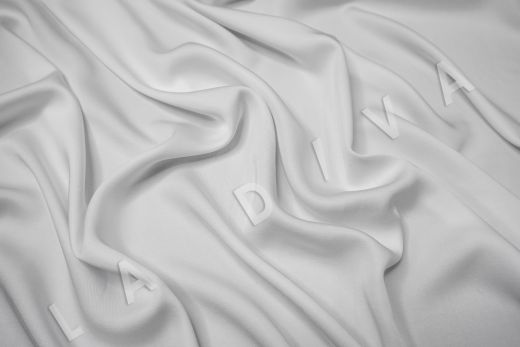 Вискоза плательно-костюмная белого цвета