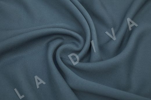 костюмная вискоза твилового плетения синего цвета