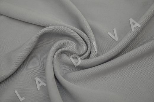 костюмная вискоза твилового плетения серого цвета