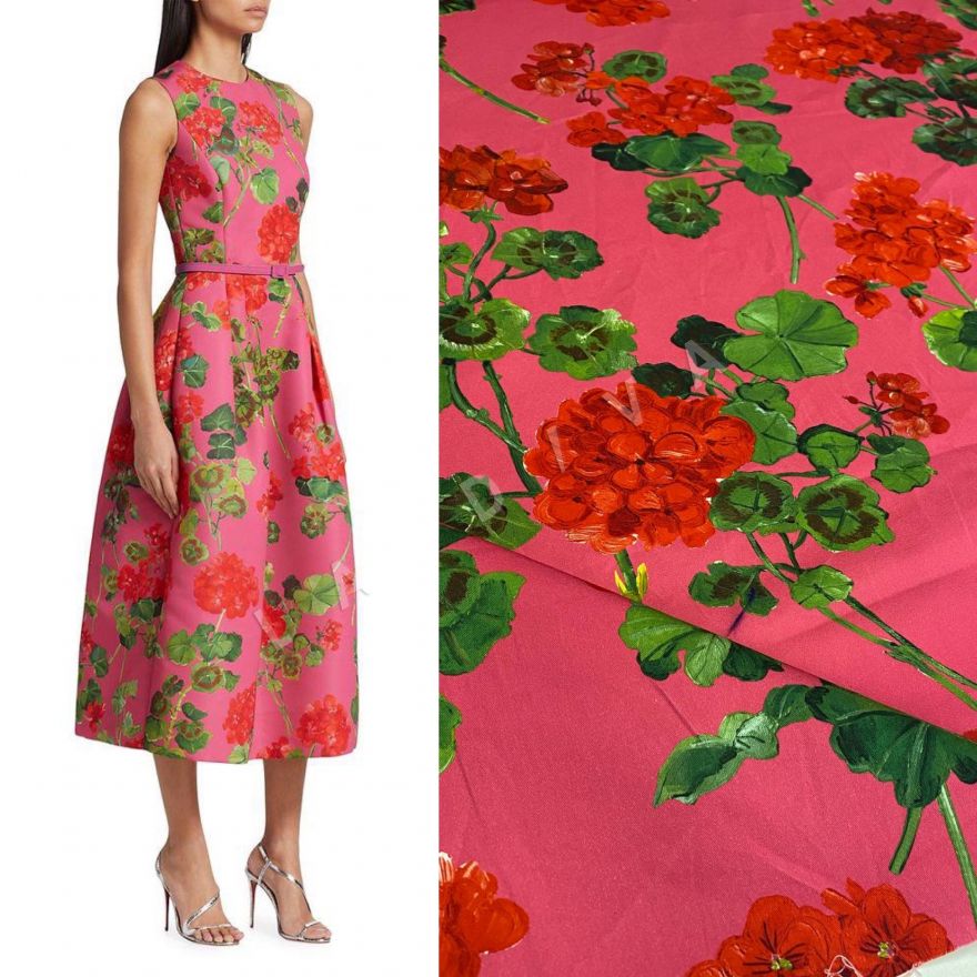 Костюмно-плательный хлопок Oscar de La Renta 2103204296564