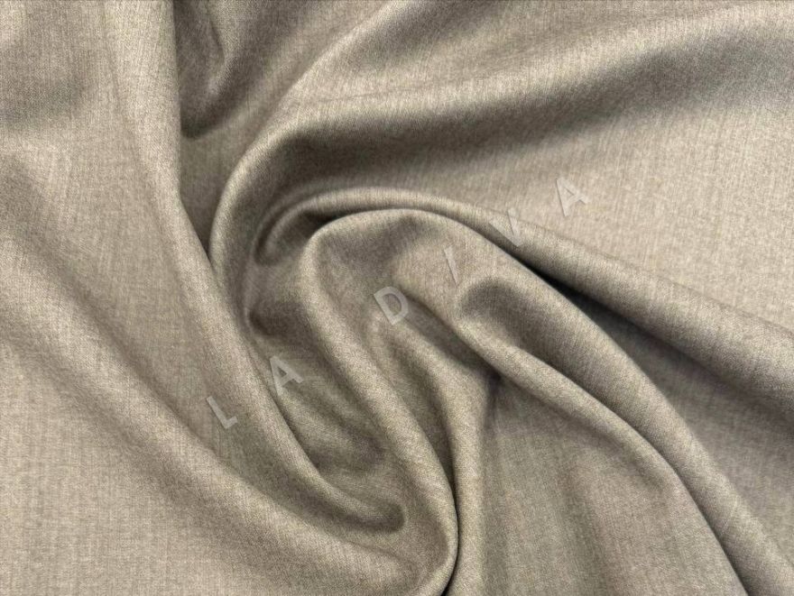Loro Piana фланель в сером оттенке с бежевым подтоном TG-978 Loro Piana фланель в сером оттенке с бежевым подтоном TG-978