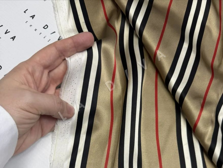 Шелк атласный Burberry  рис-4