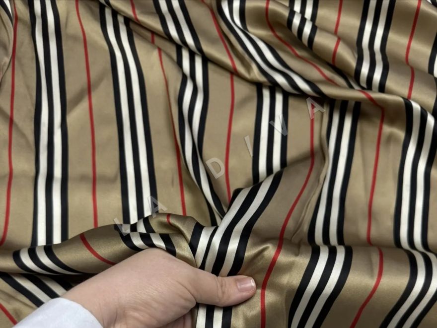 Шелк атласный Burberry  рис-2