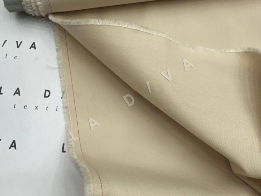 Костюмно-плательный хлопок Burberry в бежевом оттенке D-985 рис-4 Костюмно-плательный хлопок Burberry в бежевом оттенке D-985 рис-4