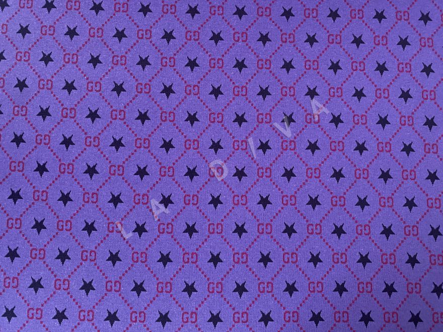 Джерси Gucci, подписной на сиреневом фоне рис-2