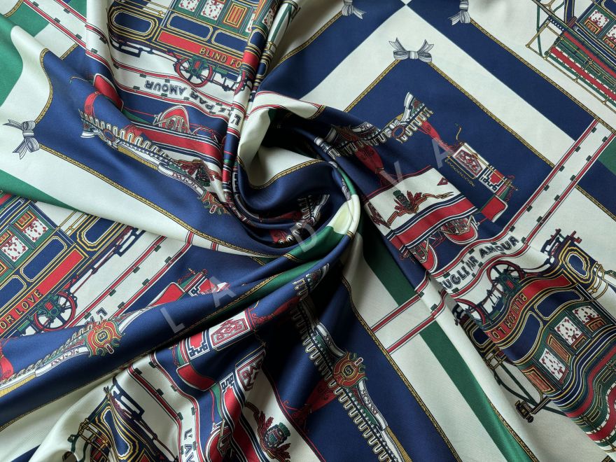 Шелк твил Gucci D-165 Шелк твил Gucci D-165