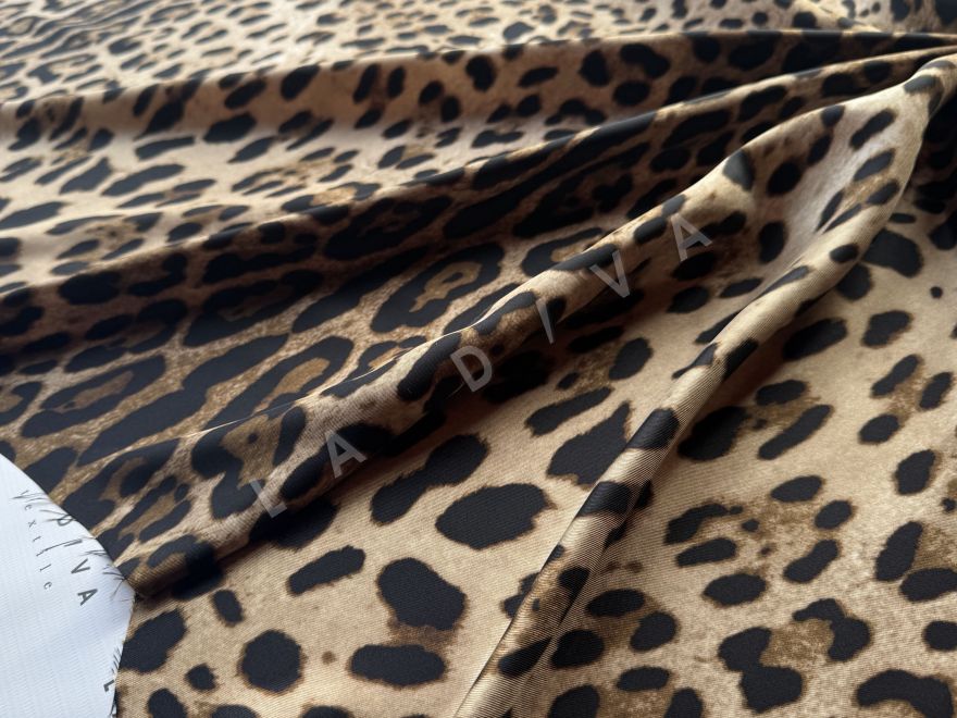 Шелк твил Dolce&Gabbana с леопардовым принтом рис-5 Шелк твил Dolce&Gabbana с леопардовым принтом рис-5