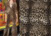 Шелк с эластаном Dolce Gabbana с леопардовым принтом