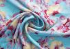 Креповый шелк с цветочным принтом Gai Mattiolo рис-2