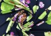 Трикотаж вискозный с цветочным принтом рис-2