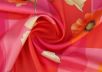 Шелк твил с цветочным принтом SALVATORE FERRAGAMO рис-3