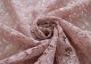 хлопковое кружево с кордовой нитью розового цвета рис-2