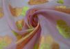 Шелковая органза-деворе "Цветы"
