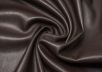 Экокожа на замшевой основе шоколадного цвета 
