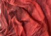 Шерстяной палантин в бордовом цвете с геометрическим рисунком рис-3