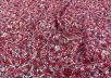 Вискоза плательно-блузочная с цветочным принтом в розово-красной гамме рис-3