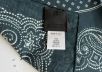 Хлопковый платок Givenchy, фон в цвете морской волны, подписной рис-3
