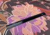 Шифон шелковый креповый с цветочным принтом рис-4