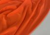 Однотонный креповый шелк оранжевого цвета рис-3