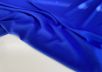Однотонный креповый шелк синего цвета рис-4