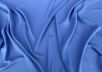 Однотонный креповый шелк синего цвета  рис-2