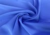 Однотонный креповый шелк с содержанием полиэстера синего цвета 2103200902995