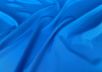 Однотонный креповый шелк синего цвета  рис-2