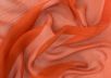 Шелковый креш-шифон  оранжевого цвета 2000003101757