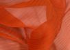 Шелковый креш-шифон  оранжевого цвета рис-3