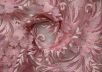 Кружево с вышивкой на сетке розового цвета с люрексом рис-2