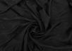 Жаккардовый шелк с цветочным принтом черного цвета