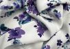 Креповая вискоза в цветочки на  белом фоне  рис-3