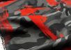 Джинс Gucci с принтом милитари D-1037