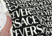 Versace хлопковый джинс с логотипом рис-4 Versace хлопковый джинс с логотипом рис-4