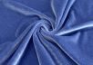 Бархат из полиэстера с эластаном темно-синего цвета 2103201780097