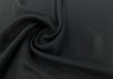 Однотонный матовый шелк с ацетатом черного цвета  2103203809383