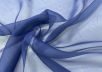 Шифон шелковый креповый фиолетово-синего цвета 2103203808379