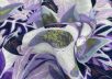 Шелковый батист с анималистическим принтом "листья" рис-2