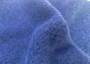 Пальтовая шерсть на трикотажной вязанной основе в синем цвете рис-3