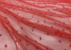 Сетка Achille Pinto красного цвета с бисером рис-3