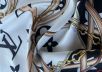 Шелковый платок Louis Vuitton подписной рис-5