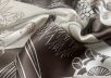 Атласный шелк Max Mara с цветочным рисунком рис-2