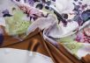 Атласный шелк Ferragamo с цветочным принтом рис-4