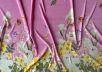 Шелк с эластаном купон Dolce&Gabbana "зайки в цветах" на розовом фоне рис-2