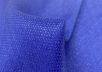 Хлопок рогожка, с ярко выраженным плетением синего цвета рис-3