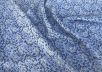 Вискоза плательно-блузочная "листья" на серо-голубом фоне рис-3